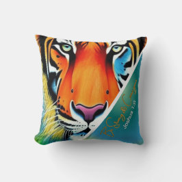 Starker und mutiger Christlicher Glaube Kissen