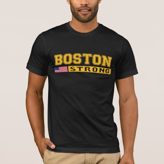 STARKER US Flaggen-T - Shirt BOSTONS (Vorderseite)