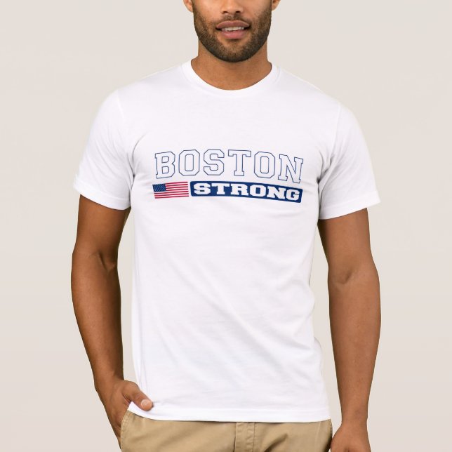 STARKER US Flaggen-T - Shirt BOSTONS (Vorderseite)