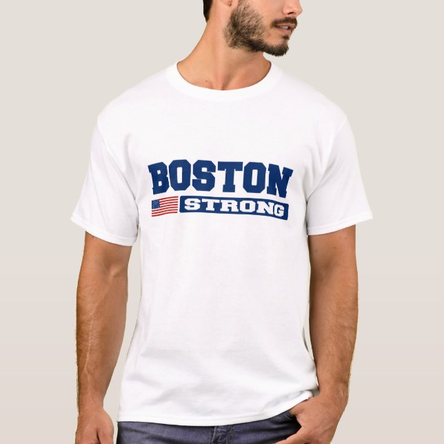 STARKER US Flaggen-T - Shirt BOSTONS (Vorderseite)