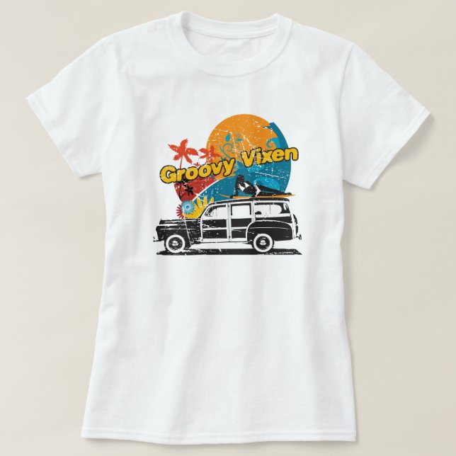 Starker Vixen Woodie T T-Shirt (Design vorne)