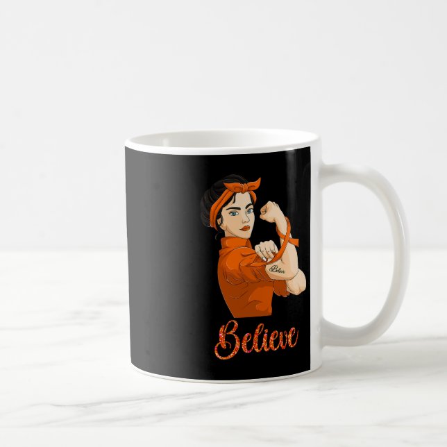 Starker weiblicher Blutkrebs 2 Kaffeetasse (Rechts)