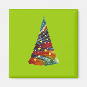 Starker Weihnachtsbaum Magnet