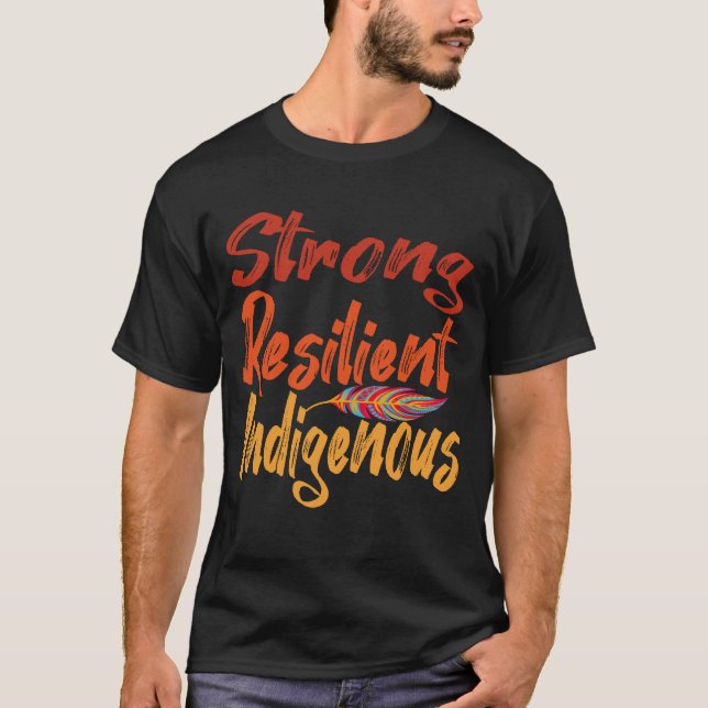 Starker widerstandsfähiger indigener T - Shirt, Ur T-Shirt (Vorderseite)