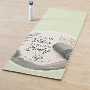 Starker Yoga-Matte Körper Yogamatte