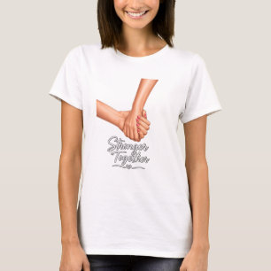 Stärker-Zusammen-Händehalten-T-Shirt T-Shirt