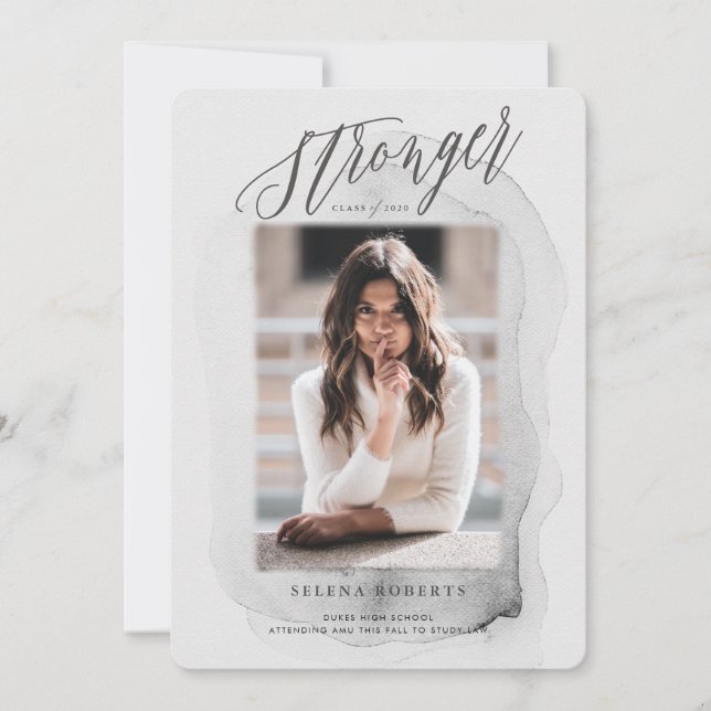 Stärkere Klasse der Ankündigung von Abschluss 2020 (Vorderseite)