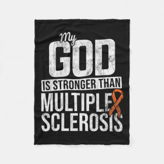 Stärkere Multipler Sklerose Frau Awareness Orange  Fleecedecke