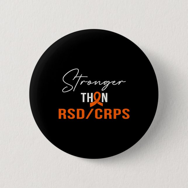Stärkere Rsd Crps Warrior Rsd Crps Bewusstsein Button (Vorderseite)
