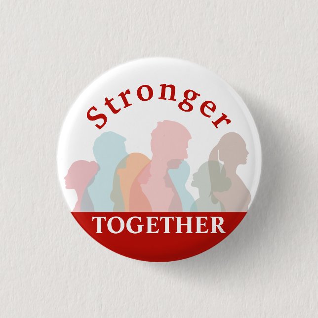 Stärkeres Diversity - Multi-Cultural Race Button (Vorderseite)