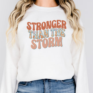 Stärkeres Sweatshirt Frauen Retro Positive Graphic