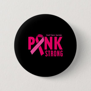 Starkes Brustkrebsbewusstsein Button