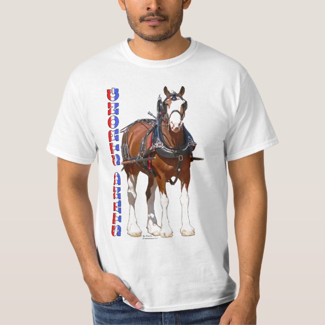 Starkes Clydesdale T-Shirt (Vorderseite)