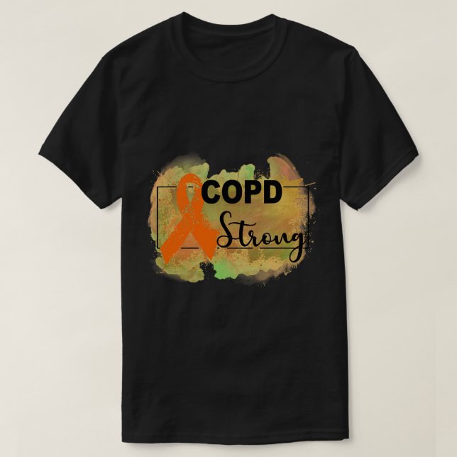 Starkes COPD-Bewusstsein T-Shirt (Design vorne)