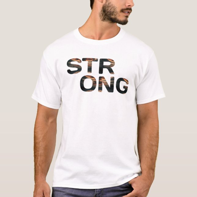 Starkes Design für Motivierend Fitness T-Shirt (Vorderseite)