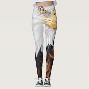 Starkes Eagle-Ölgemälde Leggings
