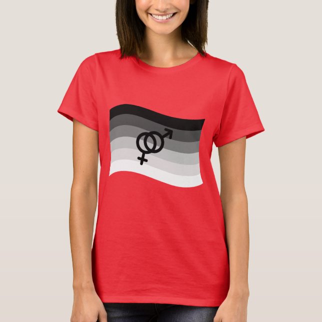 STARKES FLAGWELLEN MIT SYMBOL T-Shirt (Vorderseite)