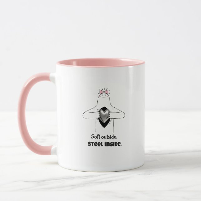 Starkes Geschenk zur Stärkung der Frau Tasse (Links)