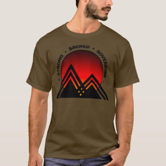 Starkes, heiliges, indigenes Sonnendesign T-Shirt