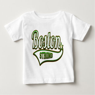 Starkes irisches GRÜN Bostons Baby T-shirt
