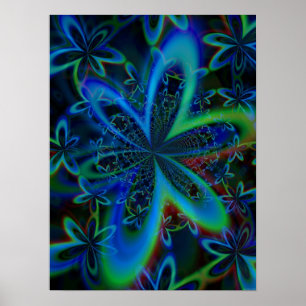 Starkes Kaleidoskop Poster