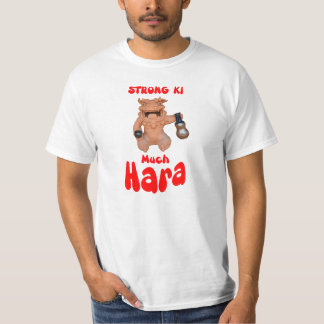 Starkes Ki viel Hara Weiß-T-Shirt T-Shirt