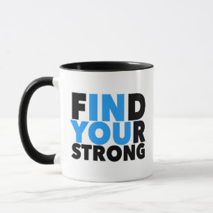 Starkes Motivationszitat Tasse