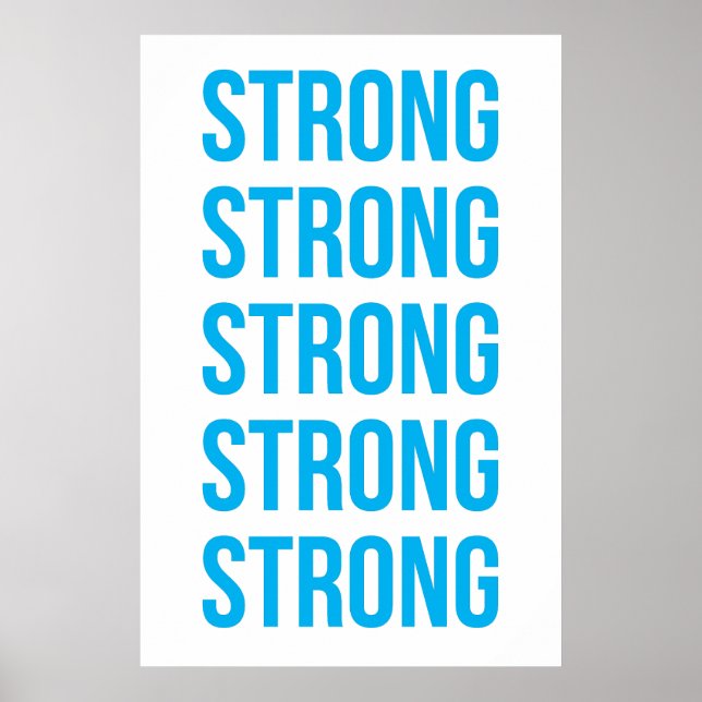 Starkes Poster (Vorne)