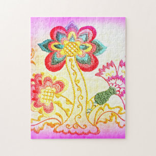 starkes rosa Puzzle der Palme