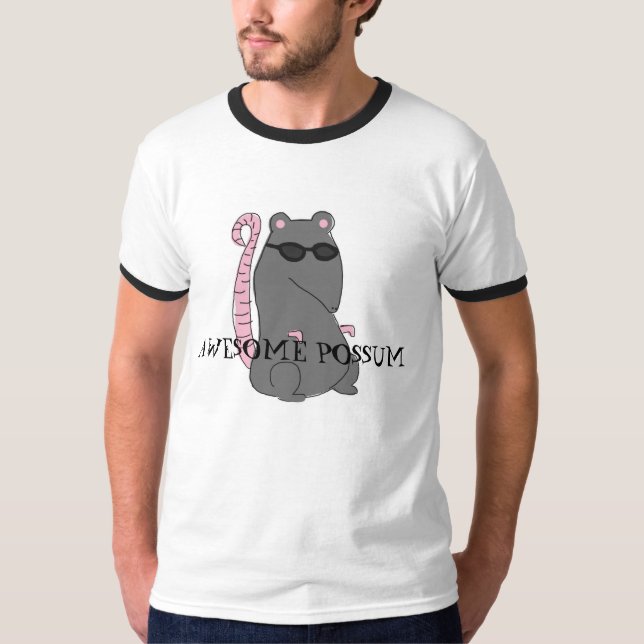 Starkes Shirt des fantastischen Opossums (Vorderseite)