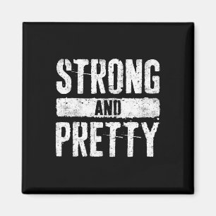 Starkes und Hübsches Shirt Männer Frauen Strongman Magnet