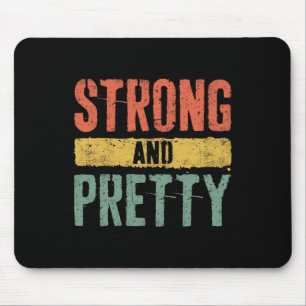 Starkes und Hübsches Strongman Gym Workout-Shirt Mousepad
