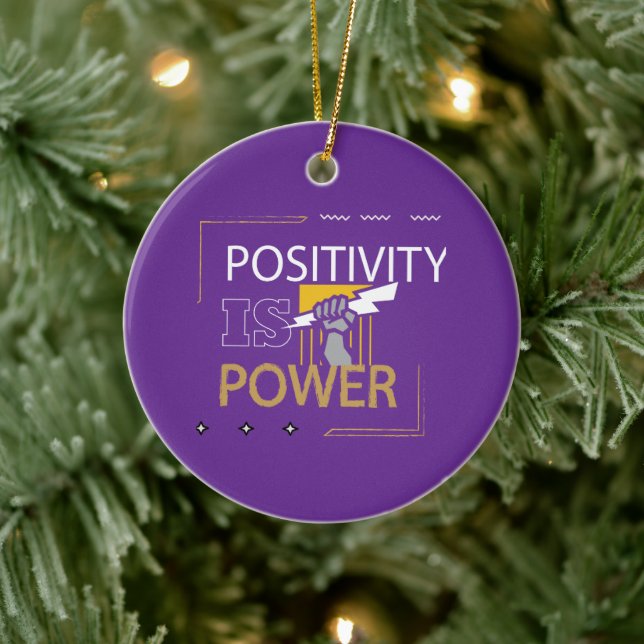 Starkes und motiviertes Design Keramik Ornament (Baum)