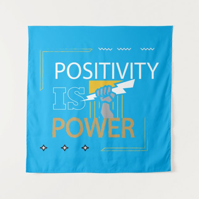 Starkes und motiviertes Design Wandteppich (Vorderseite)