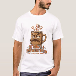 Starkes und ungesüßtes Halloween-T-Shirt T-Shirt