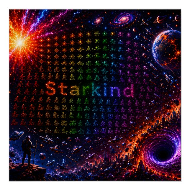Starkind – Kosmische Evolution des Lebens Poster (Vorderseite)