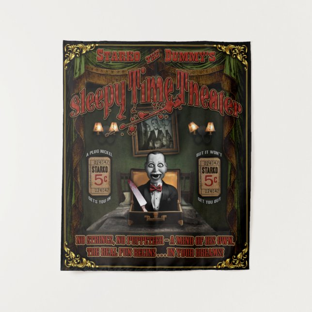 Starko, das Dummy-Sideshow-Banner Wandteppich (Vorderseite)