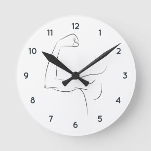 STÄRKSTER MANN, DEN ICH KENNE RUNDE WANDUHR