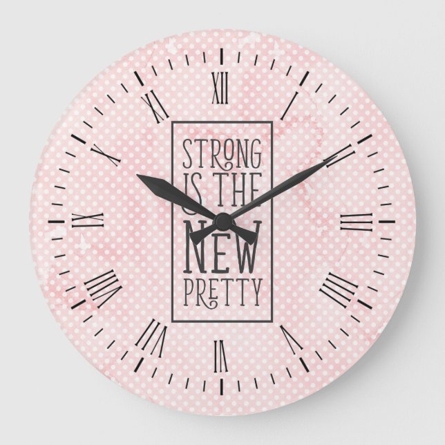 Starkt ist die neue Hübsche Wall-Uhr Große Wanduhr (Vorderseite)