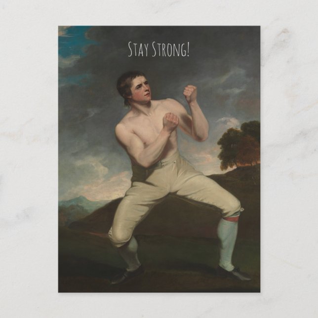 Stärkung Bleibe Kunstlehre Postkarte (Vorderseite)