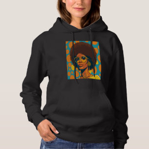Stärkung der Frauen Retro Afro Afroamerikanische M Hoodie
