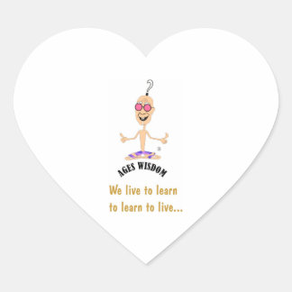 Stärkung der Handlungsweise Herz-Aufkleber