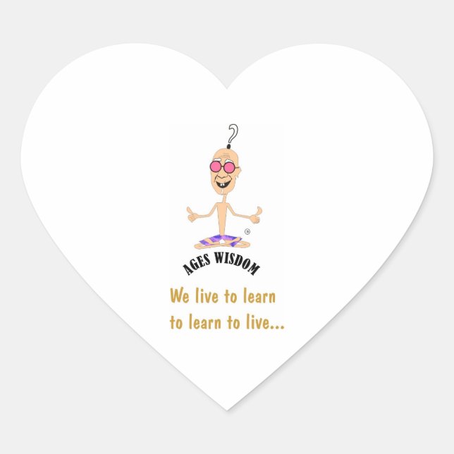 Stärkung der Handlungsweise Herz-Aufkleber (Vorderseite)