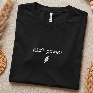 Stärkung der Mädchenpower Feministische Einfachhei T-Shirt