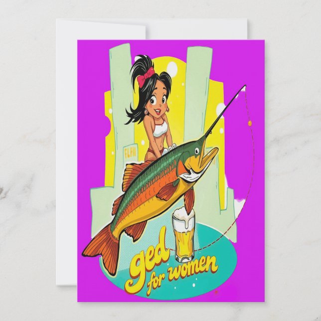 Stärkung der Rolle der Frauen in der Fischerei Einladung (Vorderseite)