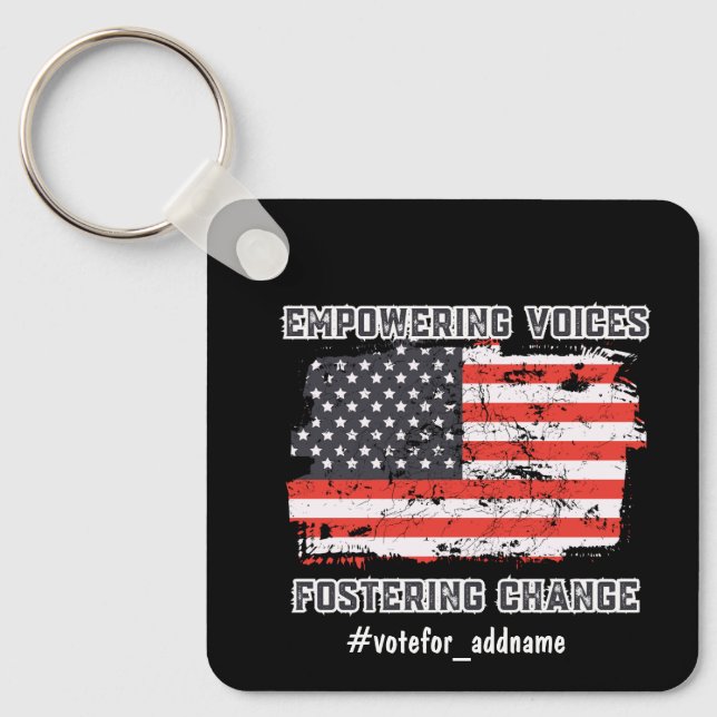 Stärkung der Stimmen bei der Präsidentschaftswahl  Schlüsselanhänger (Vorderseite)