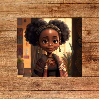 Stärkung junger schwarzer Mädchen: Kultur feiern Poster