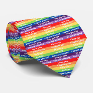 Stärkung von Pride Neck Tie Krawatte