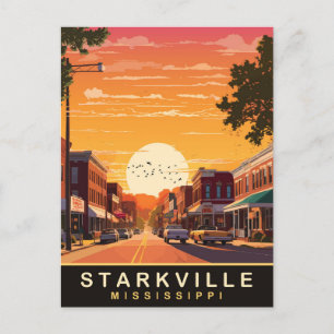 Starkville, Mississippi Postkarte