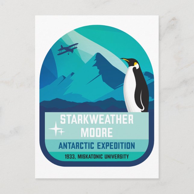 Starkweather-Moore Antarktis Expedition Postkarte (Vorderseite)